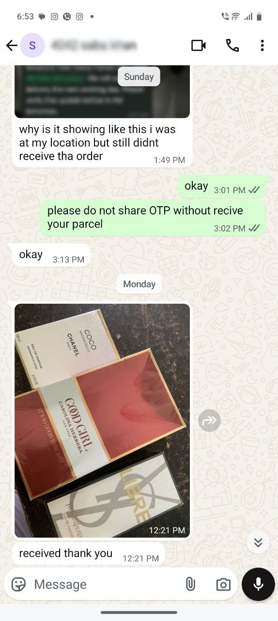 Valencia customer review