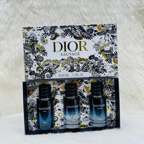 Dior Sauvage Gift Set (Pack Of 3) For Mens
