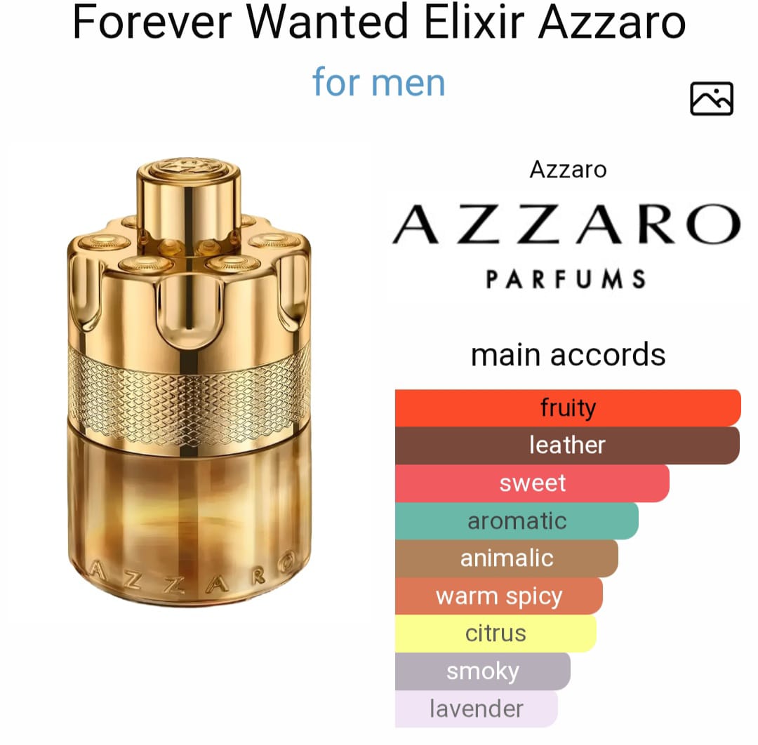 Azzaro Forever Wanted Elixir Parfum For Men 100ml